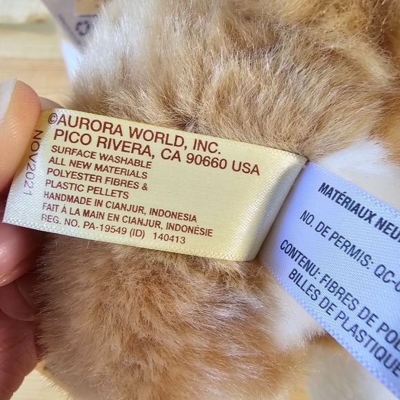 Aurora Miyoni Corgi Dog Plush 11” Realistic Stuffed Animal Welsh Puppy Toy - Picture 8 of 11